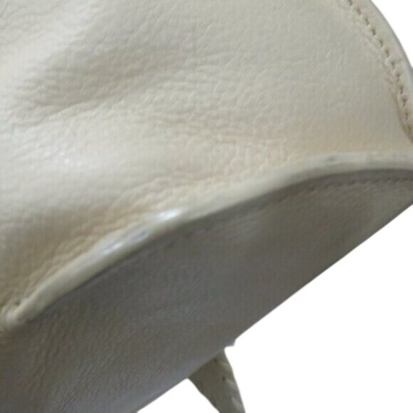 MICHAEL KORS Vintage Cream Leather Satchel - Picture 12 of 13